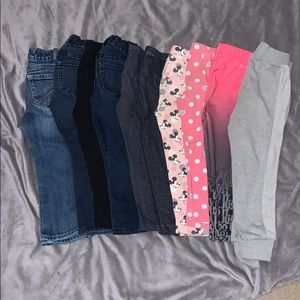 Bundle of Toddler Girl Pants